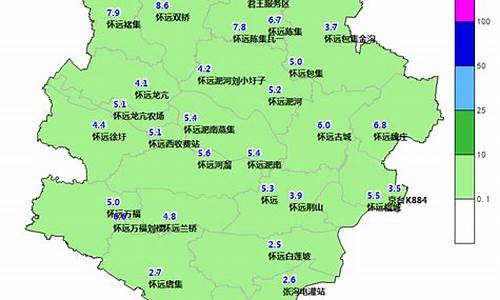 蚌埠天气预报_怀远天气