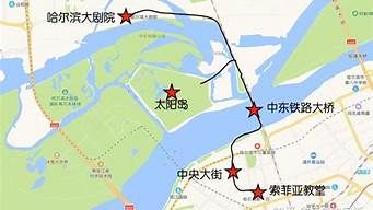 哈尔滨旅游景点线路_哈尔滨旅游景点线路图